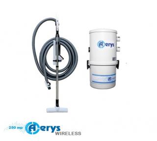 Pachet 250 mp Aspirator Aerys cu Kit de accesorii wireless fara Kit de instalare