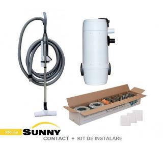 Pachet 350 mp Aspirator Sunny cu Kit de accesorii standard si Kit de instalare