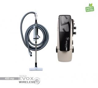 Pachet 450 mp Aspirator Tecno Evox cu Kit de accesorii wireless fara Kit de instalare