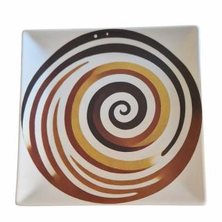 Farfurie desert motiv traditional    Spirala