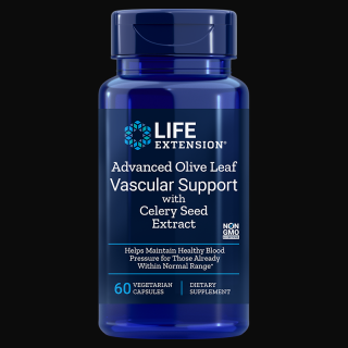 Advanced Olive Leaf Vascular Support with Celery Seed Extract 60 capsule - Life Extension