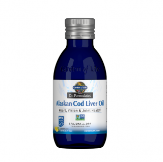 Alaskan Cod Liver Oil Liquid Dr. Formulated 200ml - Garden of Life