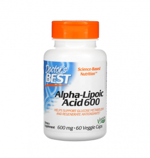 Alpha-Lipoic Acid 600mg 60 Veggie Caps - Doctor s Best