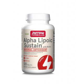 Alpha Lipoic Sustain with Biotin 120 tablete - Jarrow Formulas