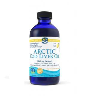 Arctic Cod Liver Oil 237ml Lemon - Nordic Naturals