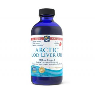 Arctic Cod Liver Oil 237ml Strawberry - Nordic Naturals