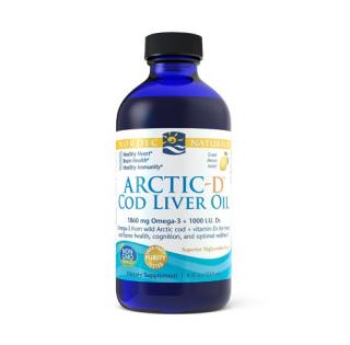 Arctic-D Cod Liver Oil 237ml Lemon - Nordic Naturals