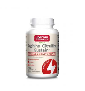 Arginine-Citrulline Sustain,   120 tablete - Jarrow Formulas