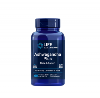 Ashwagandha Plus Calm  Focus 60 Capsule - Life Extension