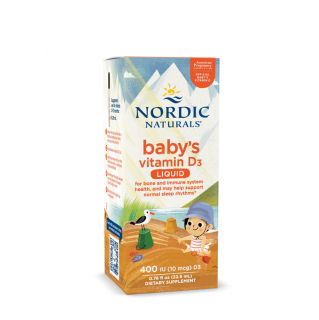 Baby s Vitamin D3 0-12 luni Liquid 400IU 22.5 ml. - Nordic Naturals