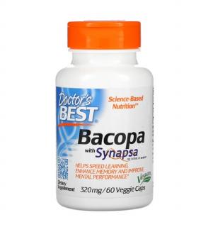 Bacopa with Synapsa 320mg 60 Capsule - Doctor s Best