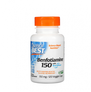 Benfotiamine 150 with BenfoPure 150mg 120 Capsule - Doctor s Best