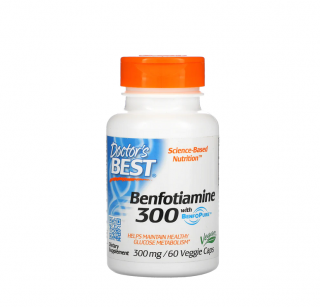 Benfotiamine with BenfoPure 300mg 60 Capsule - Doctor s Best