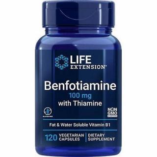 Benfotiamine with Thiamine100mg 120 capsule- Life Extension