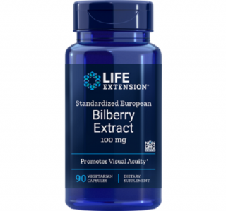 Bilberry Extract 100mg 90 capsule - Life Extension
