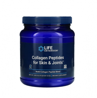 Collagen Peptides For Skin  Joints, Multi- Collagen Peptide Blend 343g - Life Extension