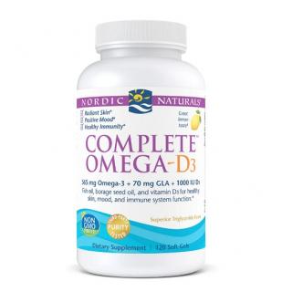 Complete Omega-D3 120 Capsule - Nordic Naturals