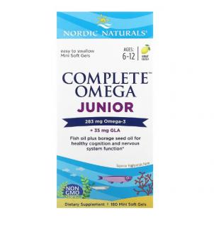 Complete Omega Junior 6-12ani 180 capsule mini - Nordic Naturals