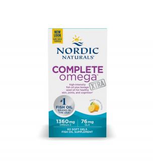 Complete Omega Xtra 1360mg Lemon 60 capsule moi - Nordic Naturals