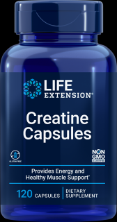 Creatine Capsules 120 Caps - Life Extension