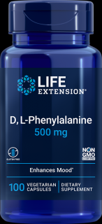 D, L-Phenylalanine 100 Capsule - Life Extension