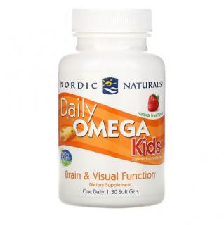 Daily Omega Kids 340mg 30 SoftGels - Nordic Naturals