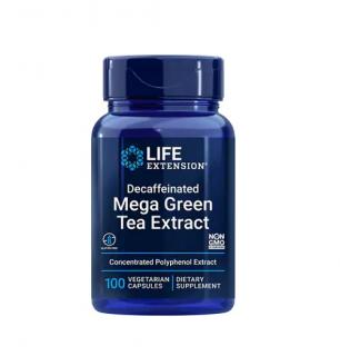 Decaffeinated Mega Green Tea Extract100 Capsule - Life Extension