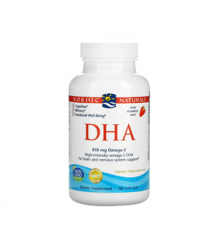 DHA 830mg Strawberry 180 capsule - Nordic Naturals