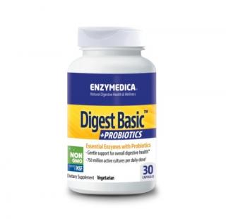 Digest Basics + Probiotics 30 capsule - Enzymedica