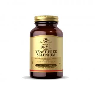 Dry Vitamin E with Yeast Free Selenium 100 capsules - Solgar