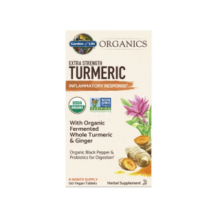 Extra Strength Turmeric Inflammatory Response 120 Tablete - Garden of Life