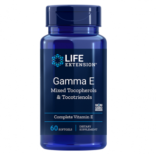 Gamma E Mixed Tocopherols  Tocotrienols 60 caps - Life Extension