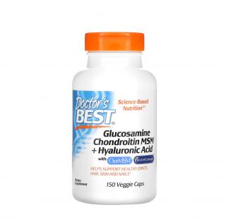 Glucosamine Chondroitin MSM + Hyaluronic Acid 150 Capsule - Doctor s Best