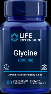 Glycine 1000mg 100 Capsule - Life Extension