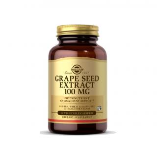 Grape Seed Extract 100mg  60 capsule vegetale - Solgar