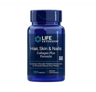 Hair Skin  Nails Collagen Plus Formula 120 Tablete - Life Extension