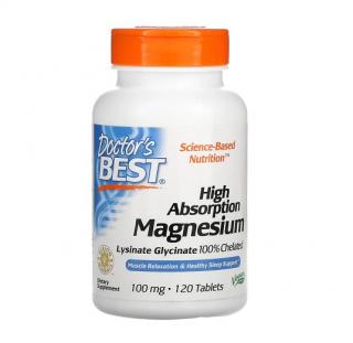 High Absorption Magnesium 100mg 120Tablete - Doctor s Best