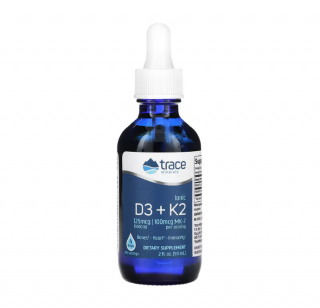 Ionic Vitamin D3 + K2 59ml - Trace Minerals