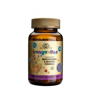 Kangavites Bouncing Berry Complete Multivitamin and Mineral Formula 60 tablete masticabile - Solgar
