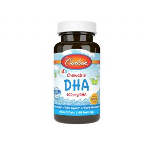 Kid s Chewable DHA 100mg Orange 60 capsule moi - Carlson