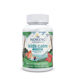 Kids Calm Gummies Strawberry Watermelon 60 jeleuri - Nordic Naturals