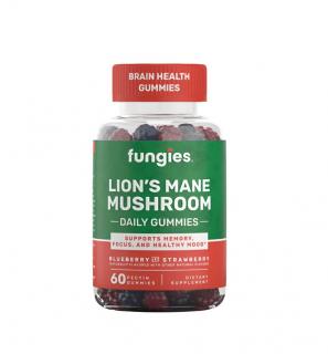 Lion s Mane Mushroom Blueberry and Strawberry Flavors 60 jeleuri - Fungies