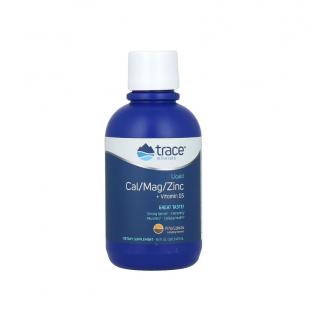 Liquid Cal Mag Zinc + Vitamin D3 Pina Colada 473ml - Trace Minerals