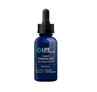 Liquid Vitamin D3 2000IU Menta 29ml - Life Extension