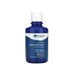 Liquid Vitamin D3, Tropical Cherry, 125mcg (5000 IU) 473 ml - Trace Minerals
