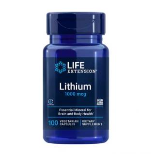 Lithium 1000mcg 100 capsule - Life Extension