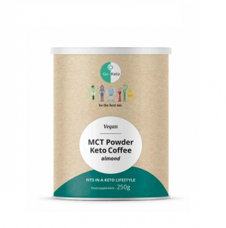 MCT Powder Keto Coffee Almond 250g - Go-Keto