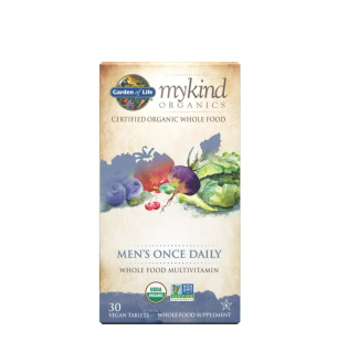 Mens Once Daily mykind Organics 30 Tablete - Garden of Life
