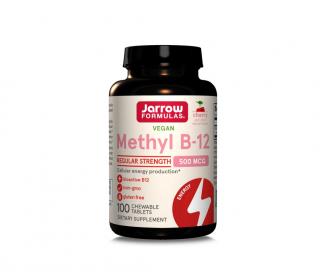 Methyl B-12 cherry flavor 500mcg 100 - Jarrow Formulas