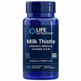 Milk Thistle (Silymarin-Silibinins-Isosilybin A   B) 60 capsule - Life Extension
